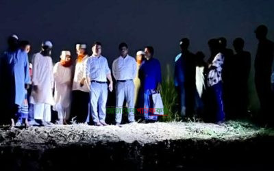 বাগমারায় পুকুর খনন ও মাটি বিক্রয়ের বিরুদ্ধে ইউএনও’র অভিযান, ভেকু মেশিন জব্দ