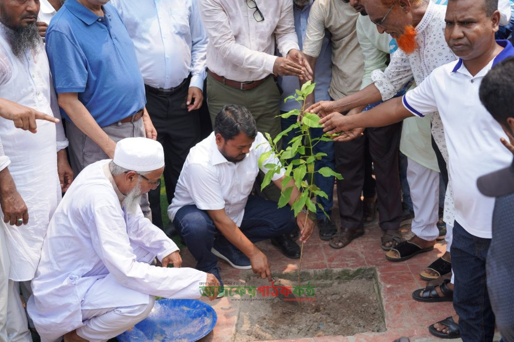 রাজশাহীতে ২ লাখ ৫০ হাজার গাছ লাগানোর লক্ষ্যমাত্রা নিয়ে বৃক্ষরোপণ কর্মসূচির উদ্বোধন করলেন রাসিক প্রশাসক
