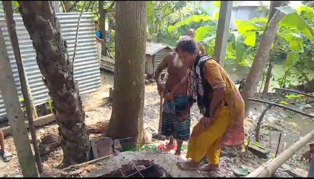 জমি বিরোধকে কেন্দ্র করে ইমাম পরিবারের বসতবাড়িতে হামলার অভিযোগ, থানায় লিখিত অভিযোগ