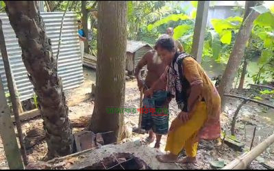 জমি বিরোধকে কেন্দ্র করে ইমাম পরিবারের বসতবাড়িতে হামলার অভিযোগ, থানায় লিখিত অভিযোগ